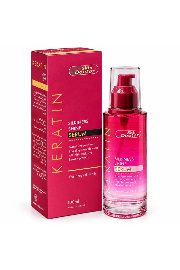 Keratin Hair Serum for Silky-Looking Hair & Glossy Shine, 100 ml