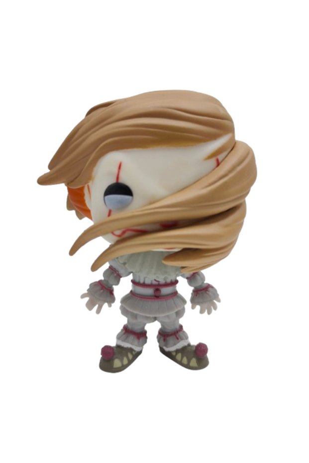 about 11cm 474 No Box Stephen King's It 474 Pennywise With Wig Vinyl Figure Doll Collection M