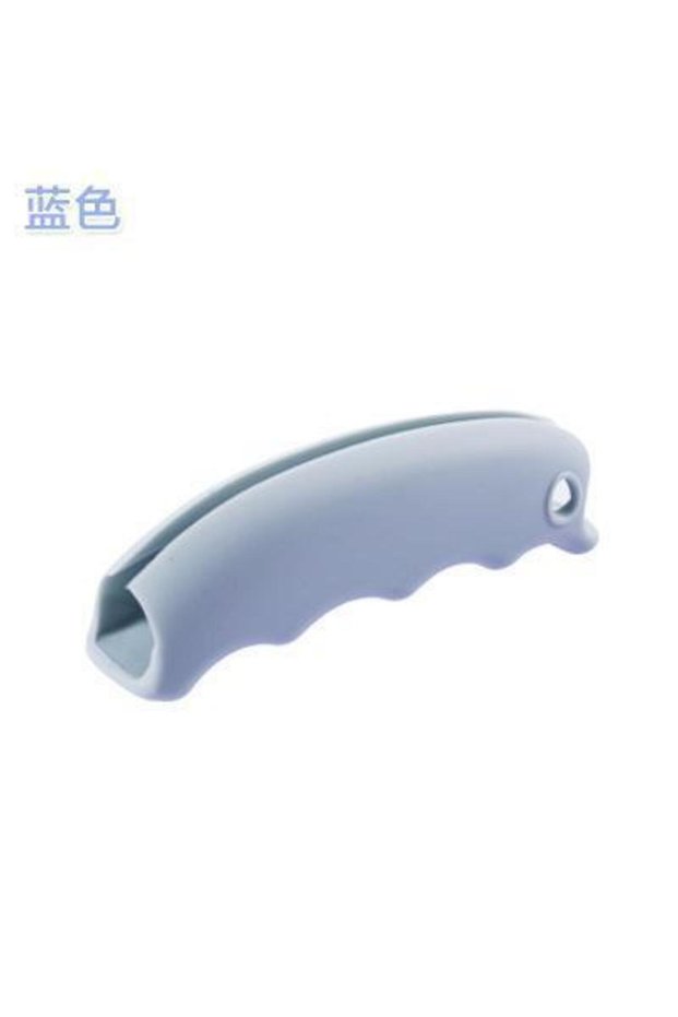 Blue Silicone anti Pinch Hand Effortless Vegetable Picker Plastic Bag Handle