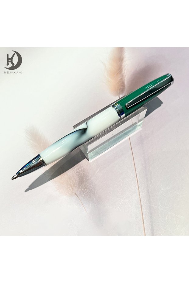 black army green Pearl White Elegant Acrylic Executive Metal Ballpoint Pen with Luxury and High End