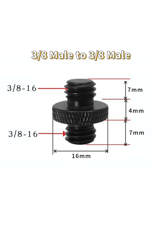 4pcs 3 8 to 3 8 4pcs Universal Camera Conversion Screw 3/8 Male to 3/8 M8 M10 Male Screw Tripod Moun