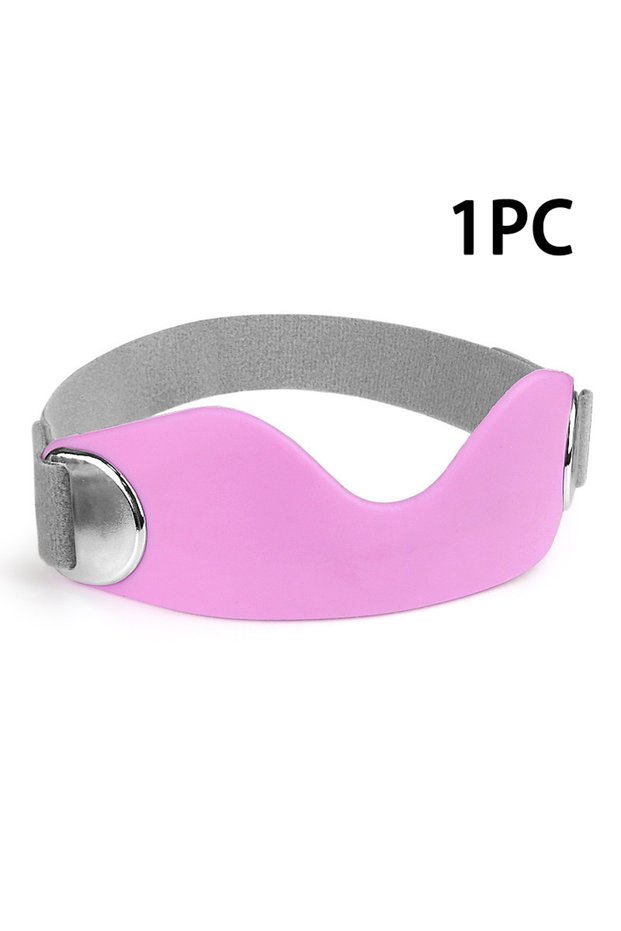 Pink 1PC Patellar Tendon Support Strap – Adjustable Silicone Knee Brace for Pain Relief – Non-Slip P