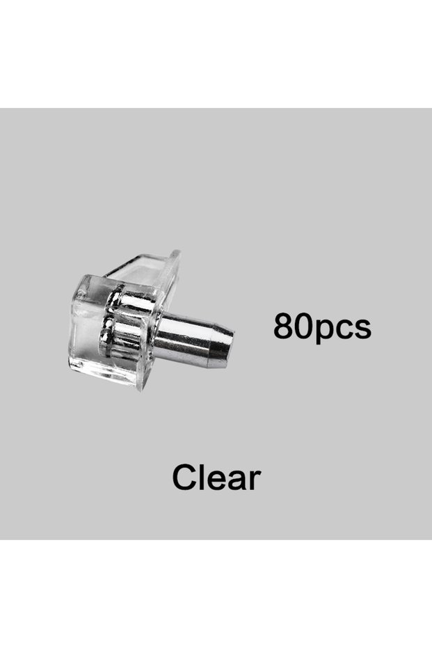 general 80pcs 20/40/80 pcs, 5mm Clear Plastic Cabinet Shelf Support Pins, Shelf Support Pegs, Shelf