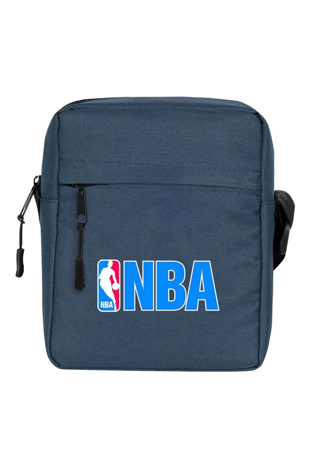 Nba Logo Shoulder Bag Navy Blue Color