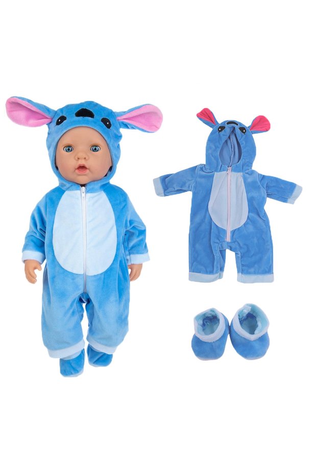 xm3051 Cute Animal Embroidery Doll Clothes For 18 Inch American Doll Girl Toy 43 cm doll Clothes Acc