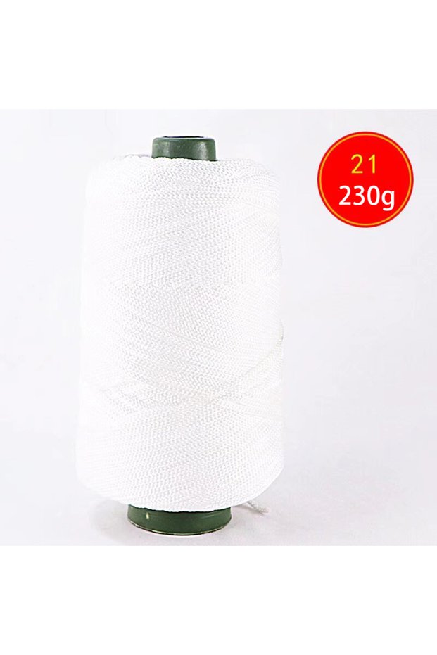21 White 225g Lightweight Ice Silk Thread Handcrafted for Summer Cool Hats, Sun Hats, Storage Basket