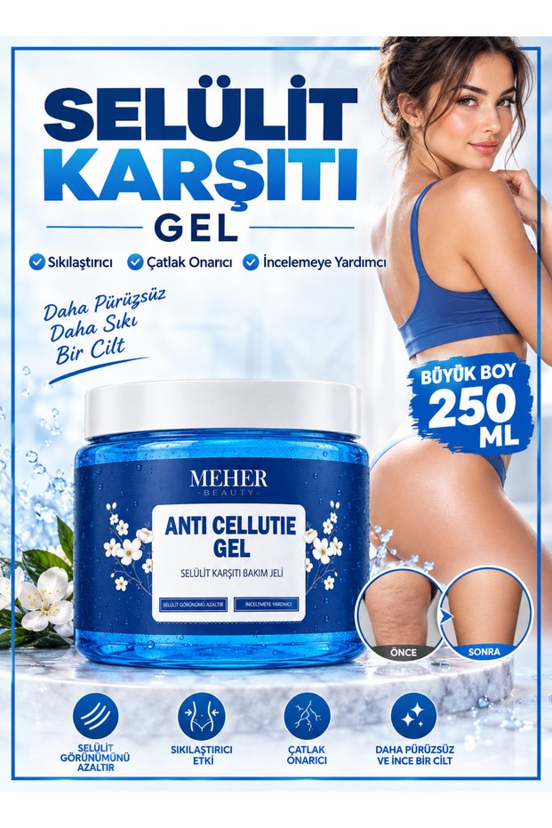 Cellulite and Stretch Mark Removal Body Shaping Gel 250 ml