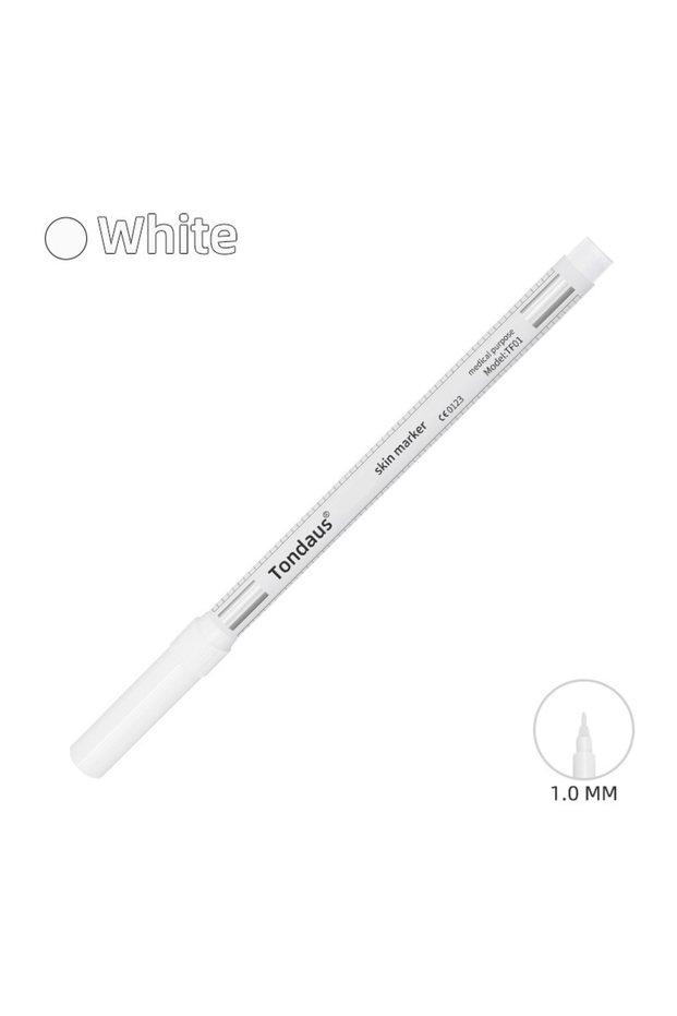 DUTRIEUX 1PC 1Pcs Skin Marker Pen Sterilized Package With Ruler Eyelash Extension Tool For Tattoo Pi