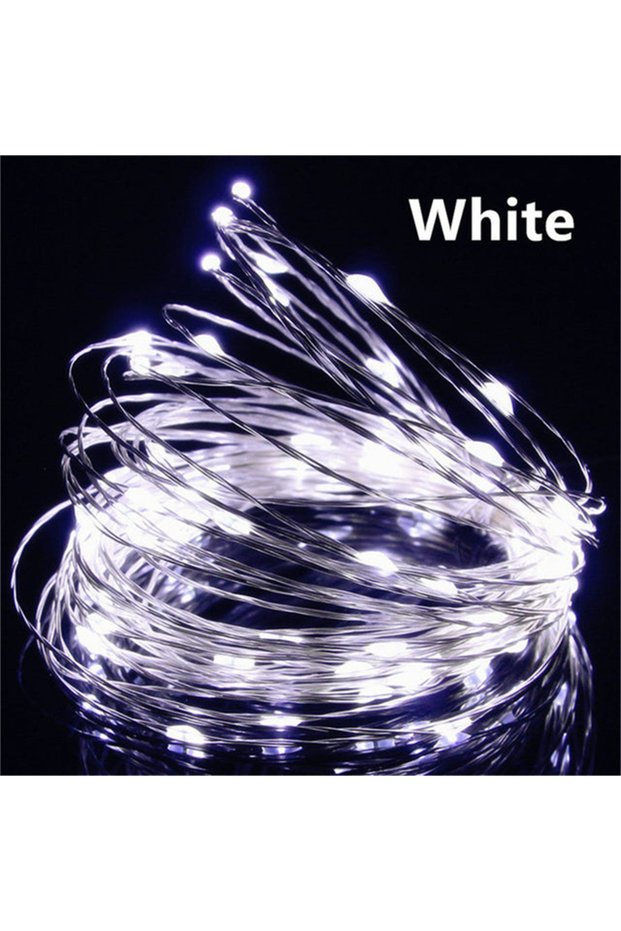 5m WHITE 1m/2m/3m/5m/10m USB LED String Lights Garland Lamp DIY Party Wedding Christmas Tree Flasher