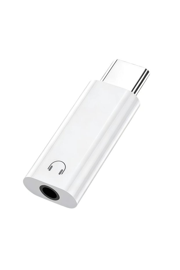 white1PCS USB C to 3.5mm Earphone Adapter Audio Converter Jack for iPhone 15 Samsung Type-C Headphon