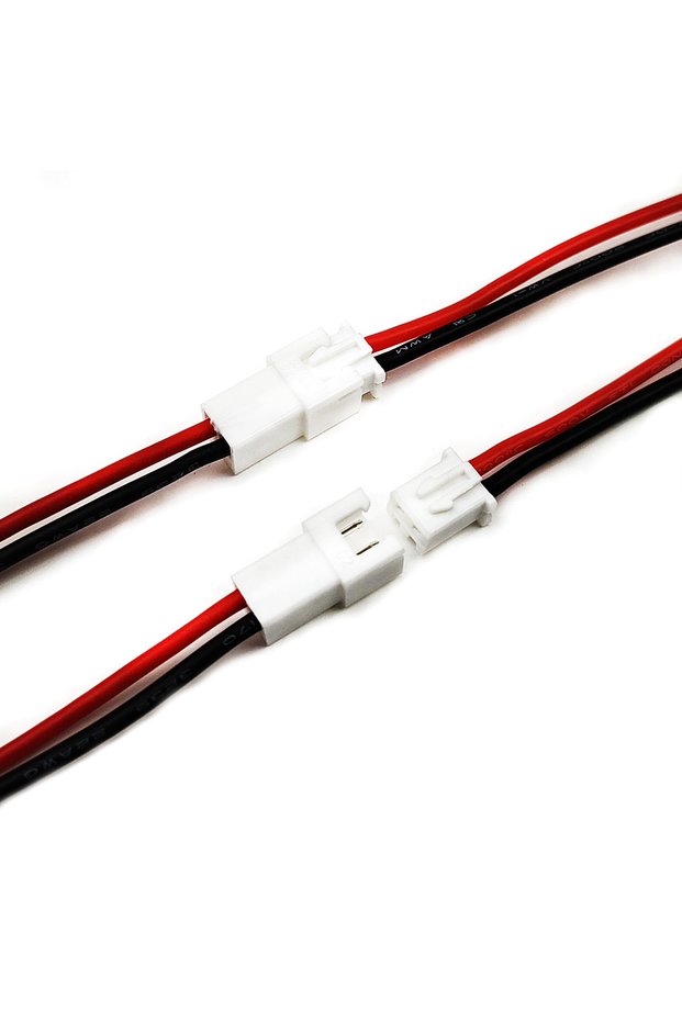 10Pair XH 2.54mm 20cm 2/5/10Pairs Mini JST 1.25mm ZH1.5 PH2.0 XH2.54 SM2.5 2 Pin Male Female Plug Ja