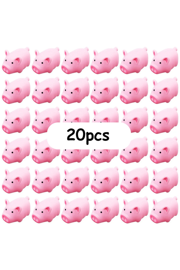 20pcs 5-20pcs 5cm Mini Pink Squeeze Piggy Cute Sounding Piggy for Piggy Lovers Party Favor Gifts