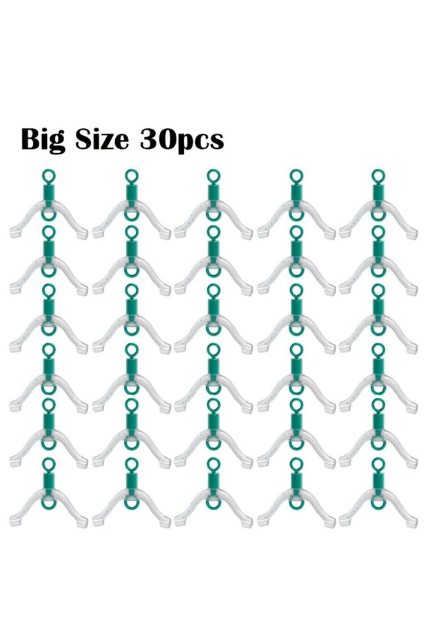 Big 30pcs 30pcs Fishing PVC Anti-Tangle 8-Shaped Swivel Connectors, Fishing Line Splitter for Secur