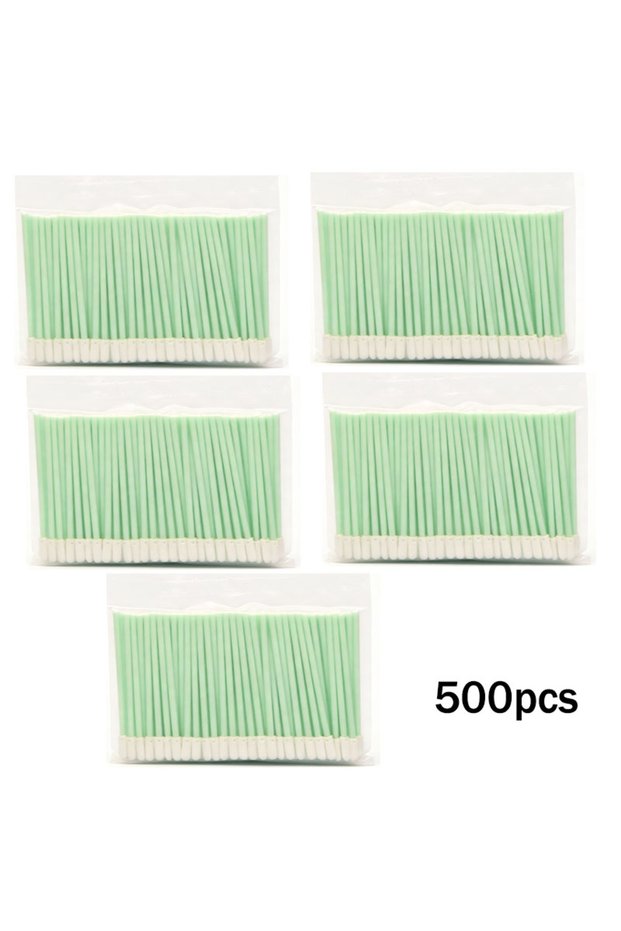 500PCS-Pack 100Pcs Small Round Head Tips Cloth Head Cleaning Swab Lint Dust Free Sticks for PCB Boar
