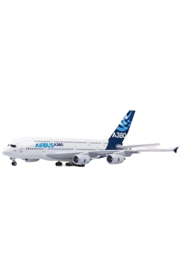 with light Blue For:Die-Cast Airplane 1/160 Scale 50.5CM Airplane Airbus 380 A380 Prototype Airline