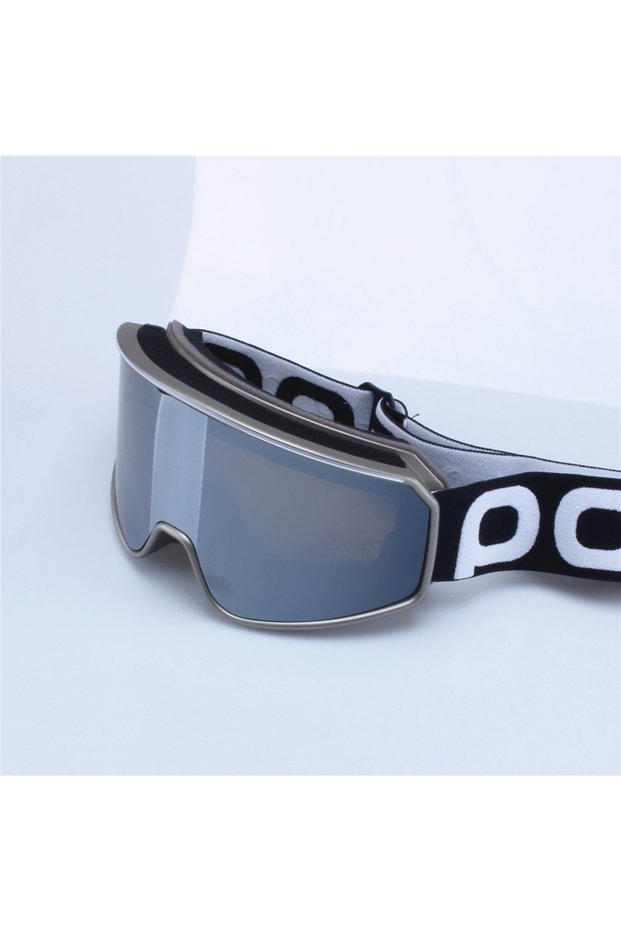 E Men's Full Color Light Ski Goggles Double Lens Anti-Fog Snowboard Glasses Winter Eyewear Big Mask
