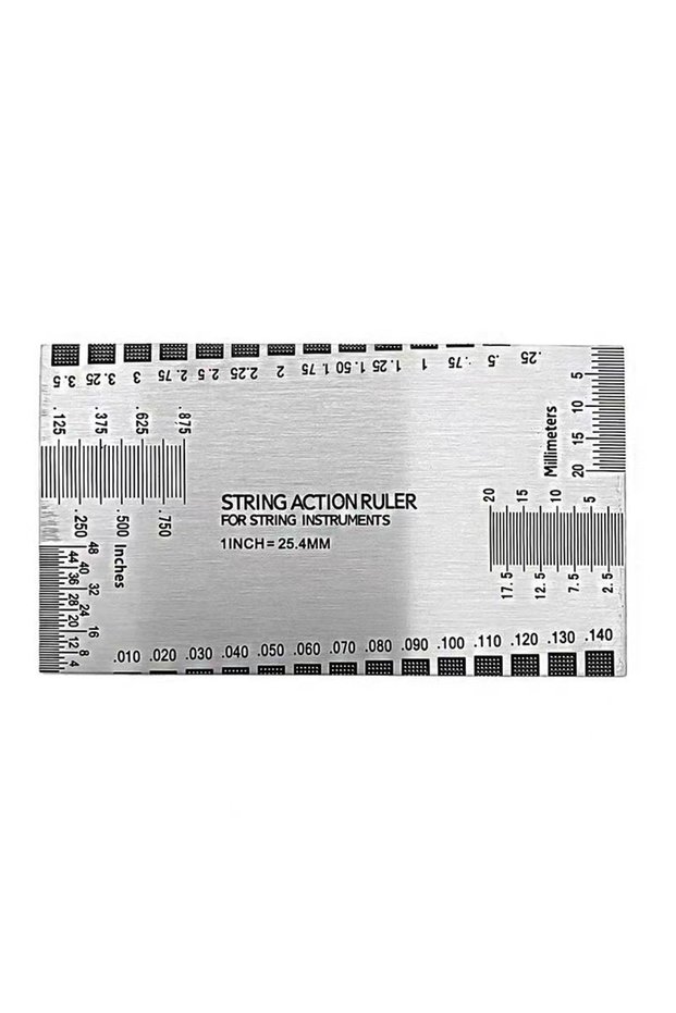 1PCS Miwayer Precision Stainless Steel String Action Ruler for Guitar/Bass/Ukulele Luthier Tool