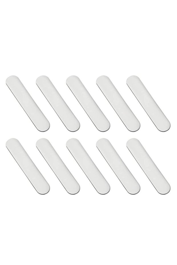 Silver 10Pcs Pickleball Weight Tapes Adhesive Weight Strips Pickleball Lead Tape Golf Weighted Tape