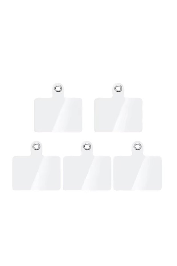 5Pcs Square Shape 10/1pcs Universal Phone Tether Tab Plastic Cellphone Lanyard Patch Pad Tag for Pho