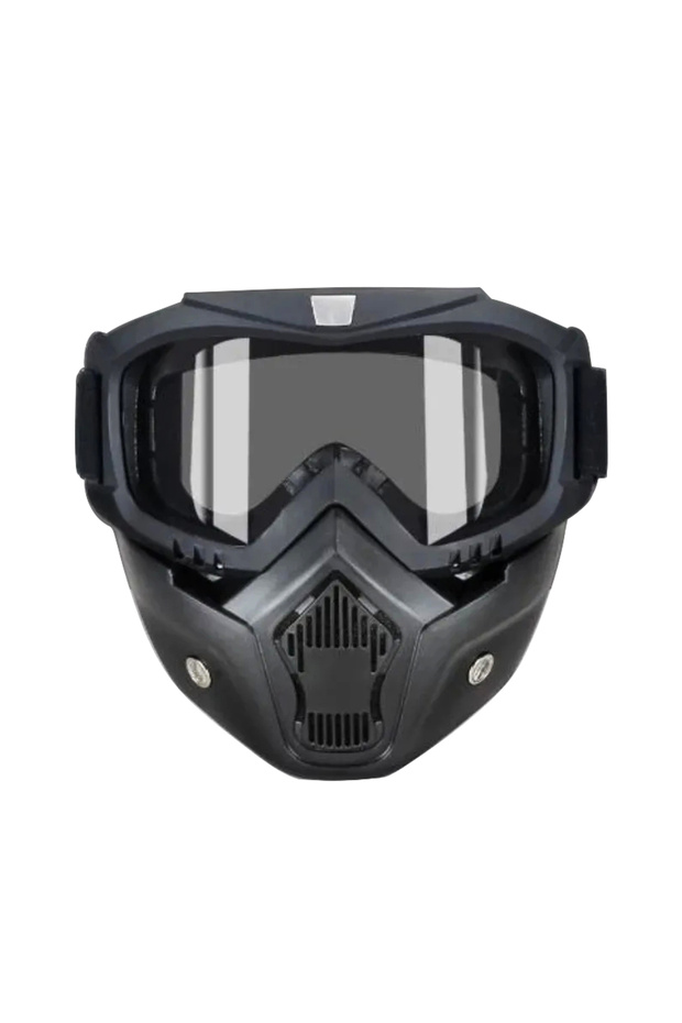 Black-lens Goggles Full Face Hd Transparent Fog-proof Sand-proof Electric Welding Protective Glasses