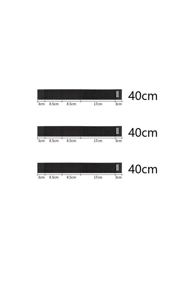 3PCS 40cm Car Trunk Organizer Black Magic Tapes Car Accessries Fixing Belt Storage Bag Tapes Fixed A