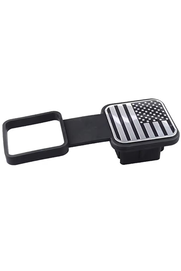 Silver Label Trailer Hitch Receiver Cover Plug Tow Plug Tube Cap Protector for Mercedes Toyota Jeep