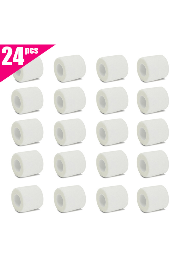 5cm white 24 pcs 6pcs/12pcs/24pcs 5cm * 4.5m white medical gauze sports bandage self-adhesive breath