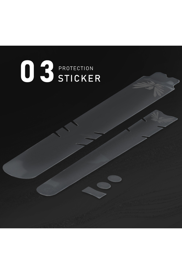 PSL 03 KRSEC Bike Frame PVC Transparent Protector Stickers MTB Road Bicycle Protection Stickers Bike