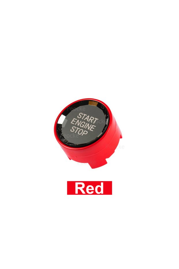 Red Crystal Style Car Start Stop Engine Switch Button Cover For BMW G30 G12 G08 G01 F10 F18 F20 F22