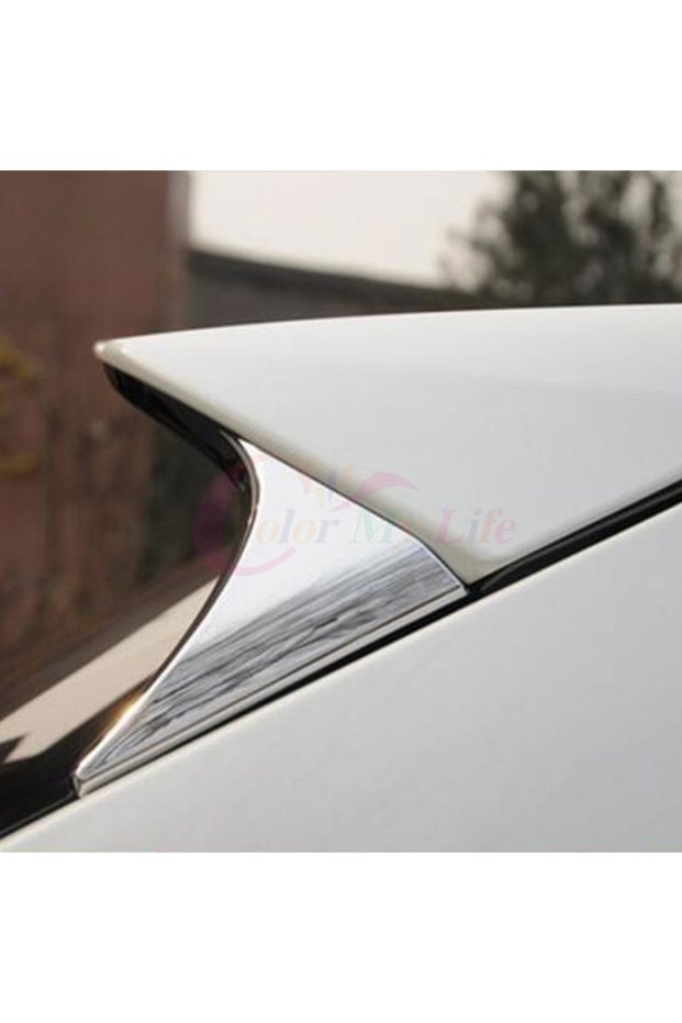 Side Rear Window Spoiler Chrome Cover Trim Triangle for Nissan Qashqai J11 2015 2016 2017 2018 2019