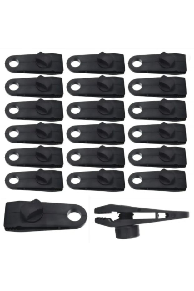 20pcs 5-20Pcs Heavy Duty Tent Clip Tarp Clips Lock Grip Tent Clamps Clamps for Tarps Awnings Camping