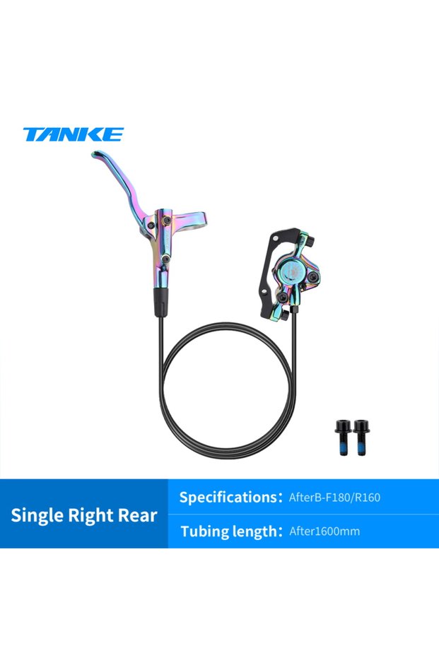 Colorful Right Rear TANKE MT200 Bike Hydraulic Disc Brake MTB Brake BL BR 800/1600mm Bicycle Brake 2