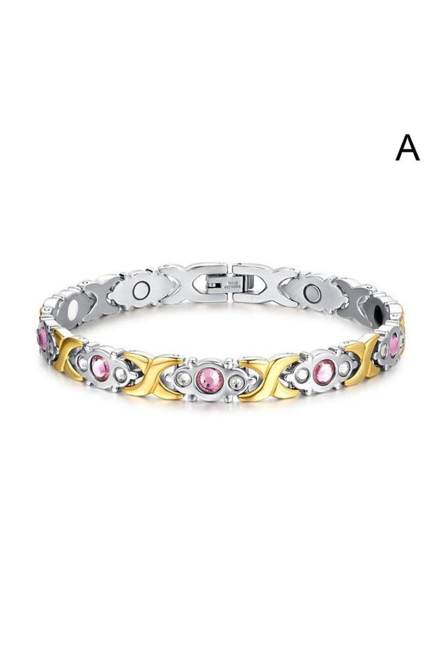 A Adjustable Length Magnetic Bracelet for Women Fashion Magnet Energy Hologram Anklets For Arthritis