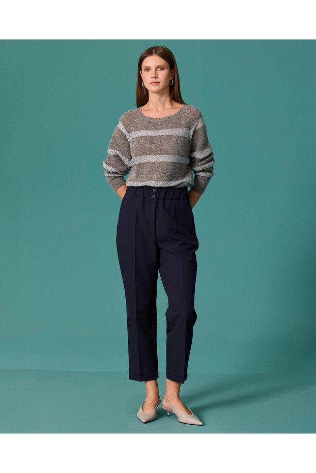 High Waist Carrot Cut Lena Pants