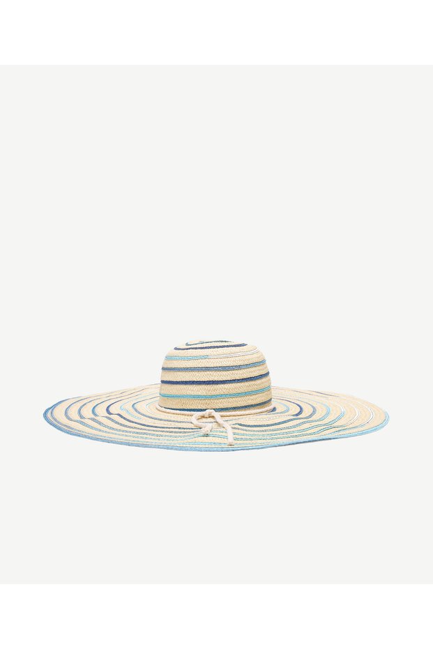 Striped Straw Hat