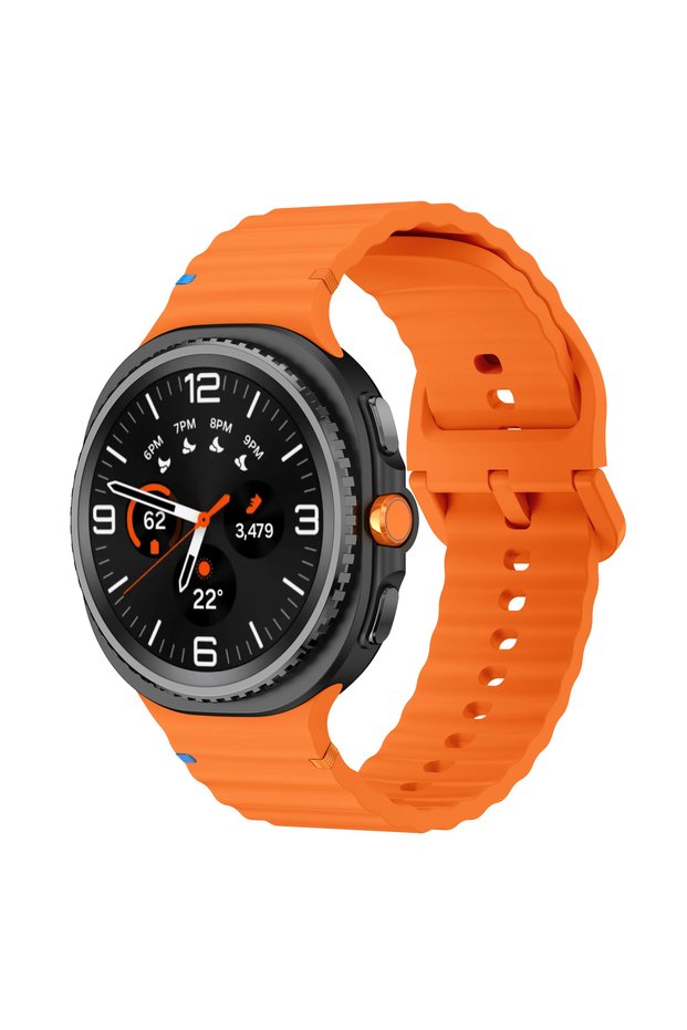 Galaxy watch 8 40mm Orange Sports Ocean Silicone Band for Samsung Galaxy Watch8 40mm 44mm Strap Smar