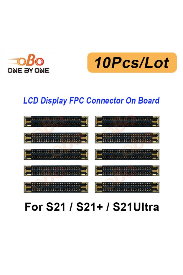 S21 S21Plus S21Ultra 10Pcs LCD Display FPC Connector On Main Board Motherboard For Samsung S21 FE S2
