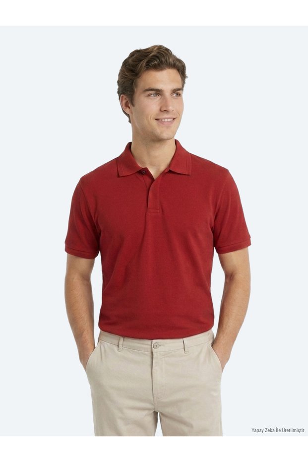 Brick Plain 100% Cotton T-Shirt