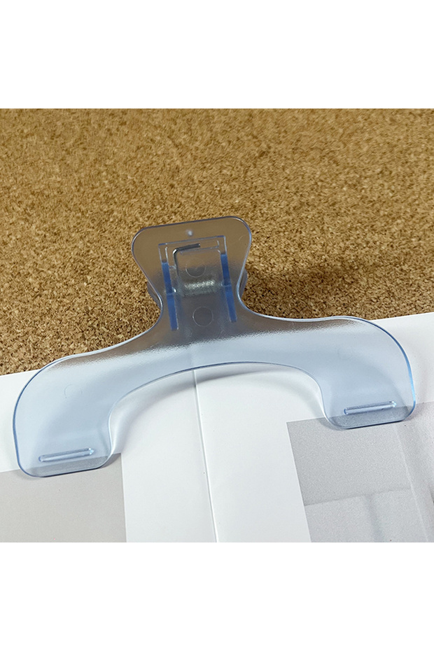 A6 1Pcs Simple Fixed Book Clips Frosted Transparent Page Holder For Reading Tool Memo Clip Desk Acce