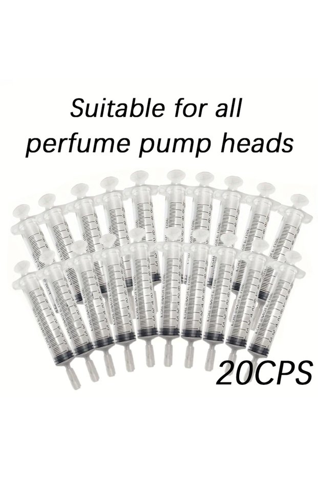 Plastic 10ml 20pcs Perfume Syringe for Quantitative 20pcs 0.34oz Plastic Distribution of Refillable