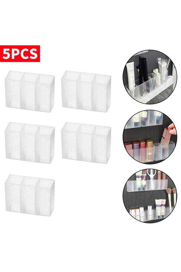 5 pieces 10 pieces, 5 pieces, 1 piece, multifunctional wall mounted compartment storage box, suitabl