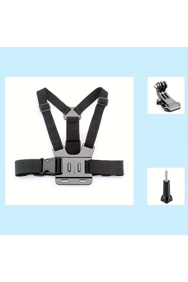 3 in 1 7-in-1 adjustable chest phone stand, suitable for all kinds of mobile phones and action camer