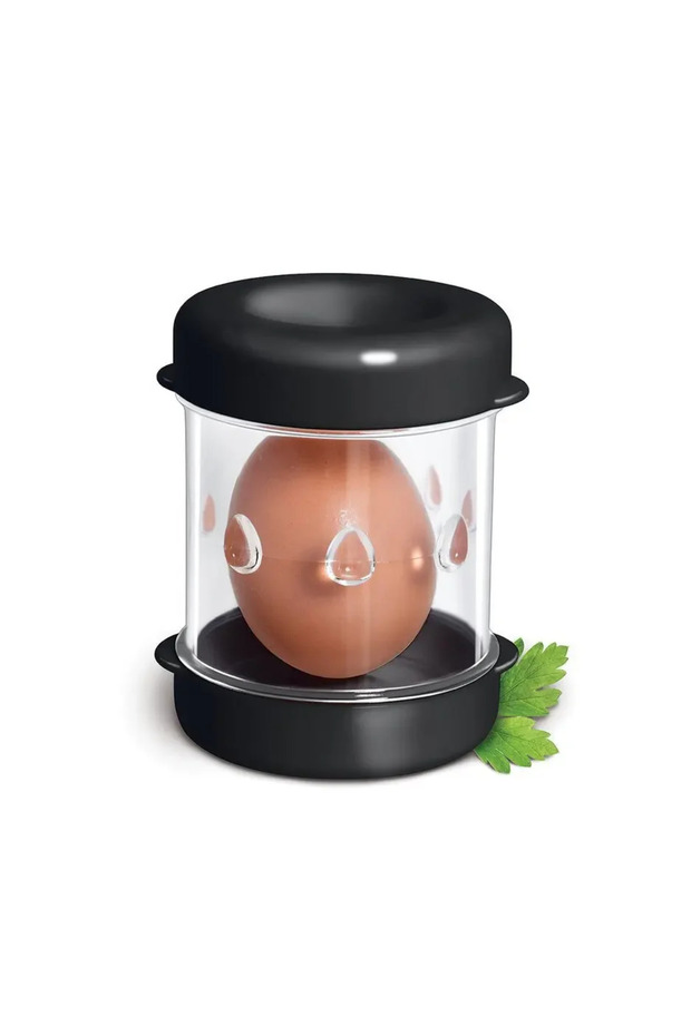 black Hand-cranked Automatic Egg Sheller 1pc New Household Shell Peeling Machine Egg Opener Tool Ful