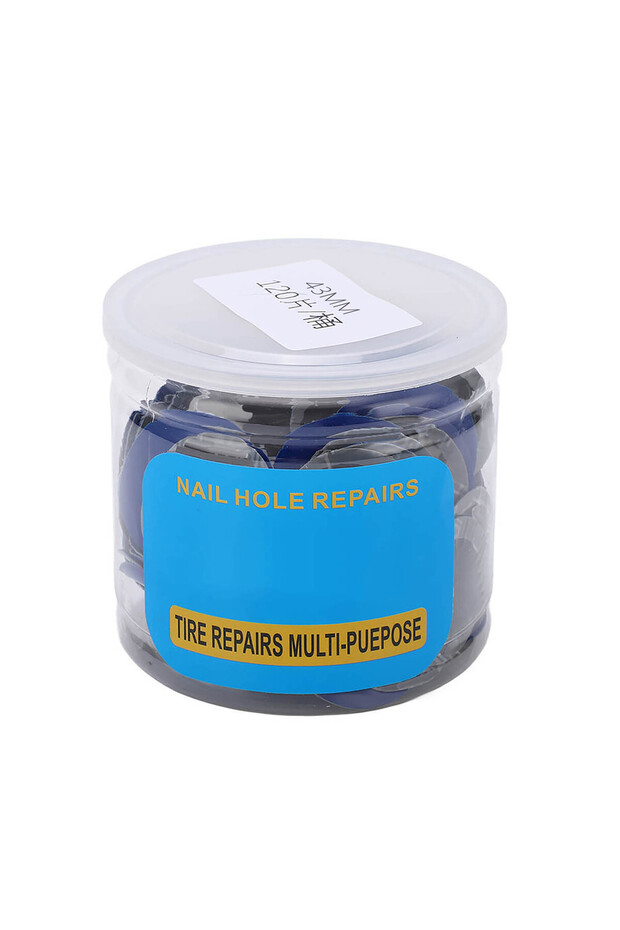 120PCS 120Pcs 43mm Car Round Natural Rubber Tire Tyre Puncture Repair Cold Patch Tubeless Patches Ru