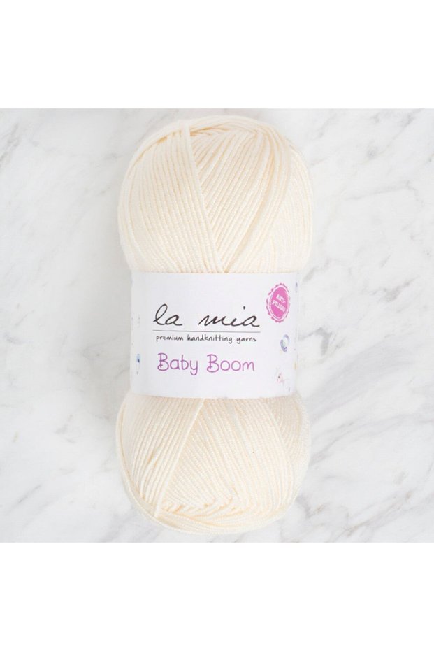 La mia baby boom cream hand knitting yarn - 25