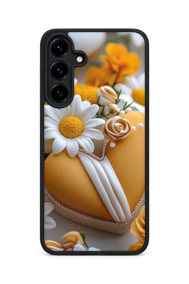 Samsung Galaxy S25 Plus Compatible Printed, Matte Black, Soft Silicone, Protective, Shock-Absorbing Cover, Case
