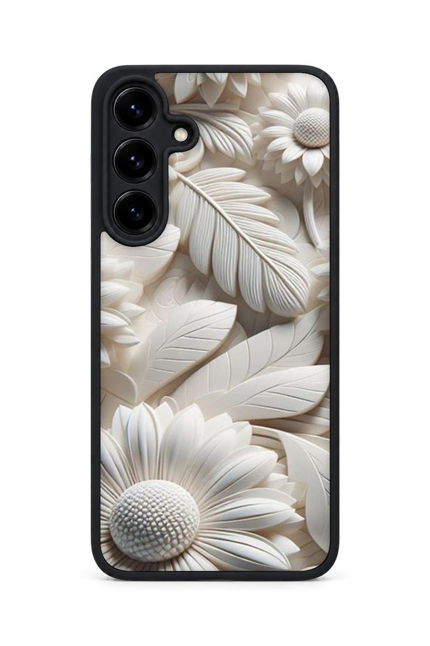 Samsung Galaxy S25 Plus Compatible Printed, Matte Black, Soft Silicone, Protective, Shock-Absorbing Cover, Case