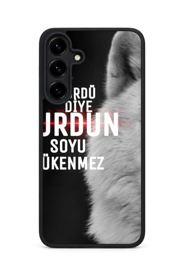 Samsung Galaxy S25 Plus Compatible Printed, Matte Black, Soft Silicone, Protective, Shock-Absorbing Cover, Case