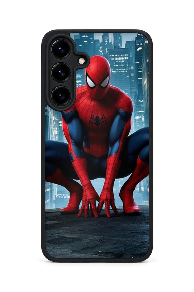 Samsung Galaxy S25 Plus Compatible Printed, Matte Black, Soft Silicone, Protective, Shock-Absorbing Cover, Case
