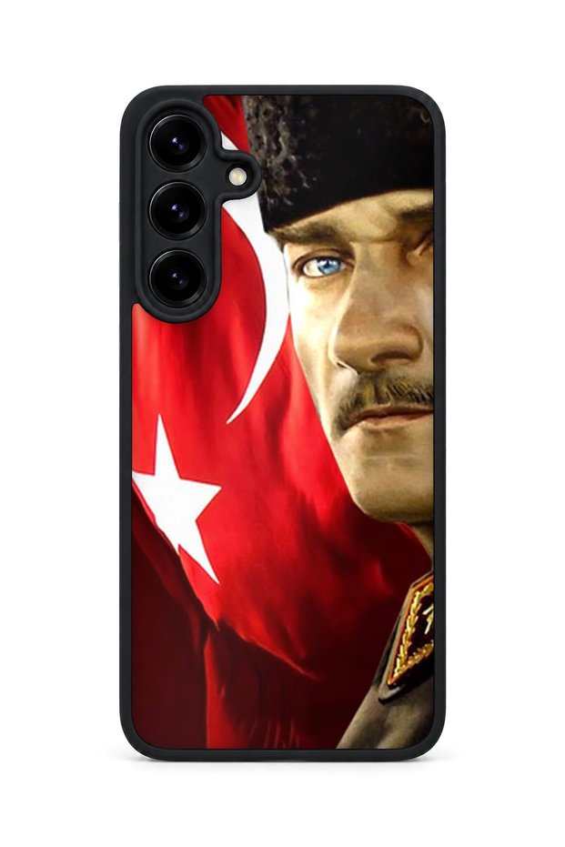 Samsung Galaxy S25 Plus Compatible Printed, Matte Black, Soft Silicone, Protective, Shock-Absorbing Cover, Case